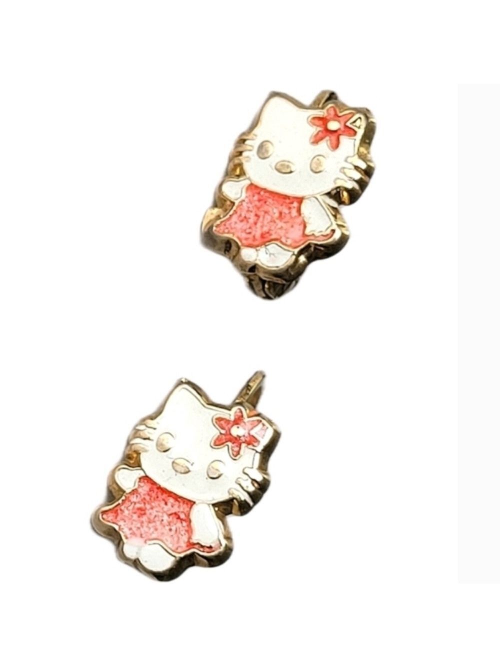 Hello Kitty Pink Gold Jewelry Charms